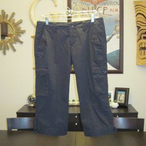 Halogen Cargo Long Shorts Sz 6, Black